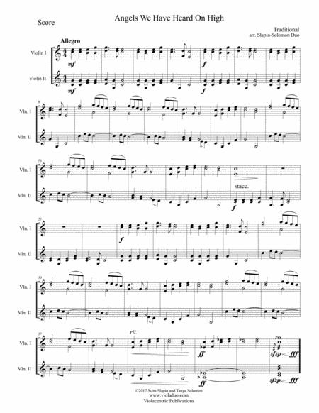 Twenty-Five Tunes For Twenty-Five Days Of Christmas (for Two Violins) By Arcangelo Corelli Free Sheet Music