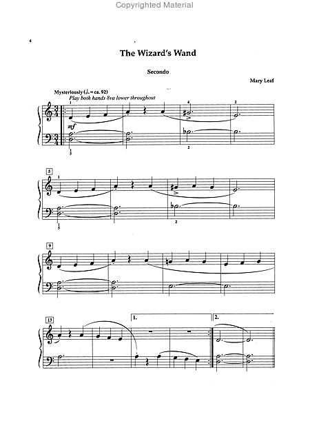 Two To Play, Book 2 By Mary Leaf Free Sheet Music