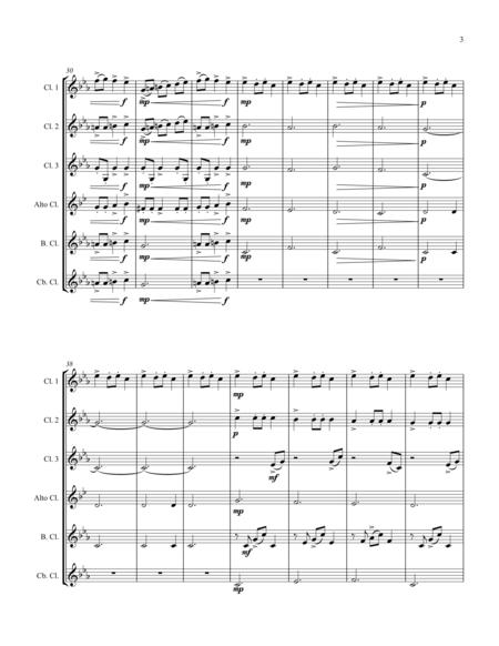 Ukrainian Bell Carol - For Clarinet Choir By Leontovych Free Sheet Music