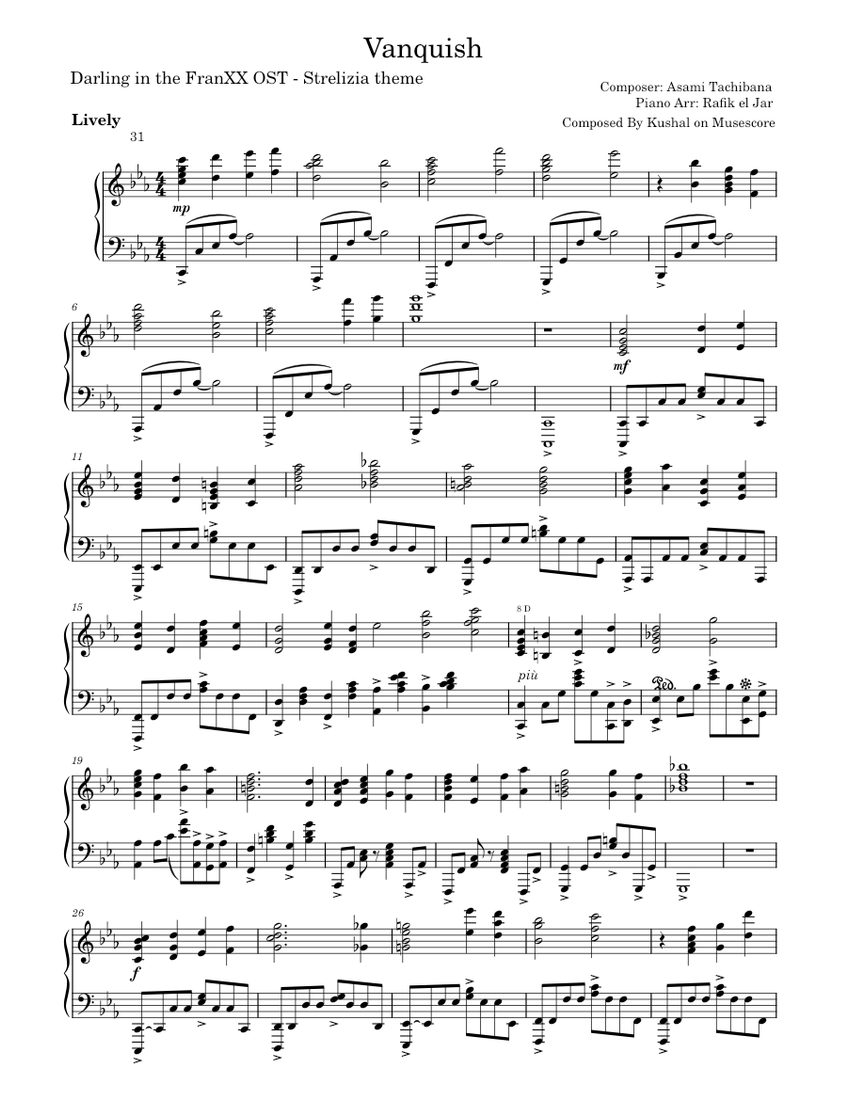 Vanquish By Bruce W. Tippette Free Sheet Music