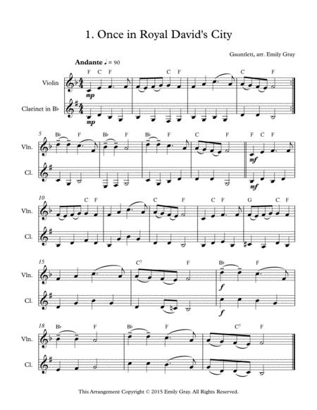 Violin Duets For Christmas, Vol. II By Various Free Sheet Music