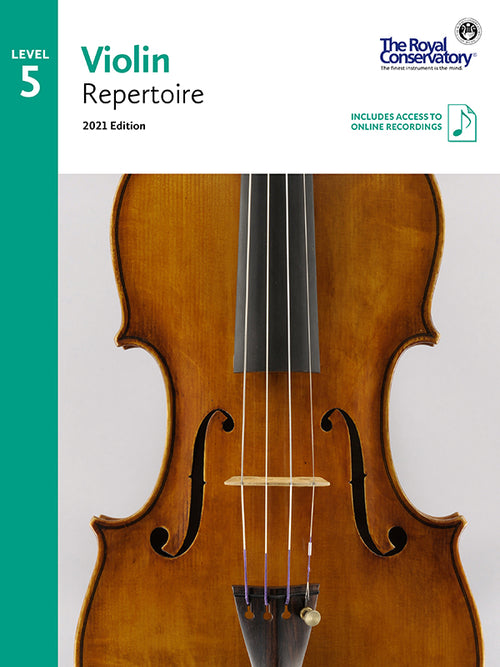 Violin Repertoire 5, 2021 Edition By The Royal Conservatory Free Sheet Music