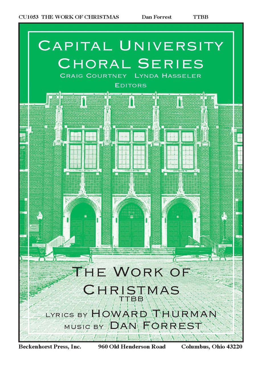 Work Of Christmas - Ttbb By Dan Forrest Free Sheet Music